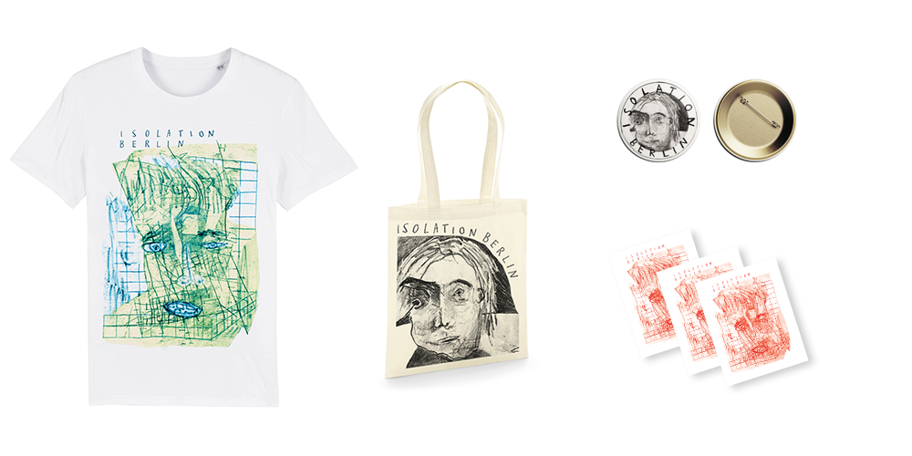 Bundle I, T-Shirt grün, Beutel, Button, Sticker